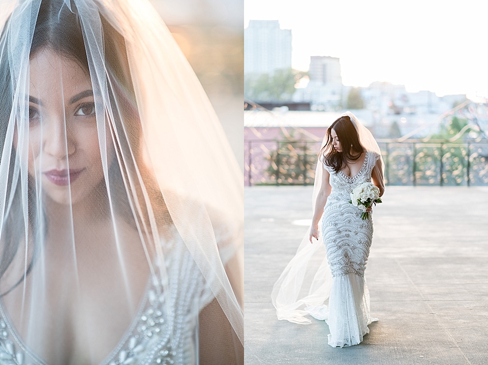 Bridal Portrait session Union Station Hotel Nashville