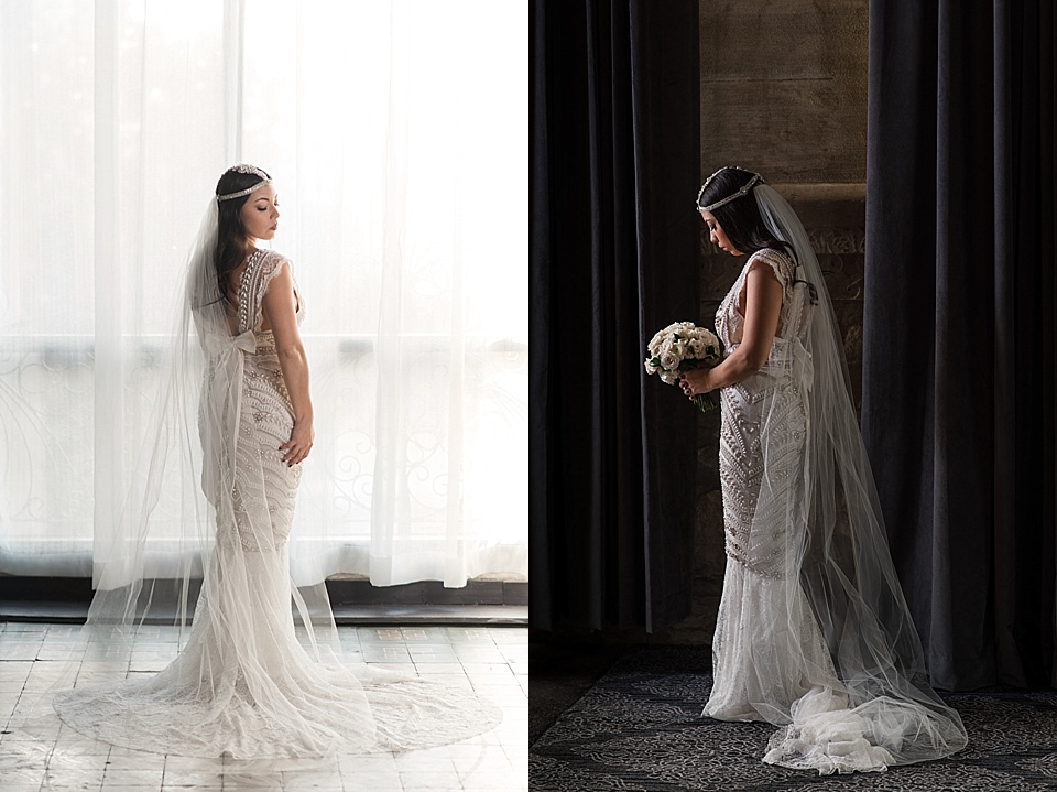 Bridal Portrait session Union Station Hotel Nashville