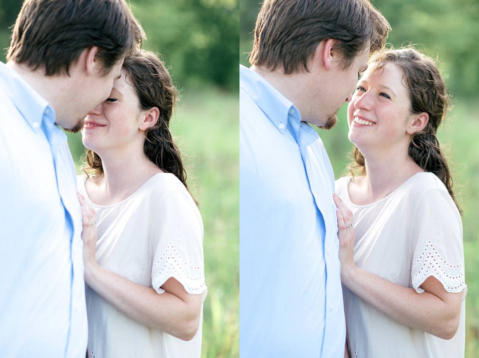 Romantic engagement session Brentwood TN