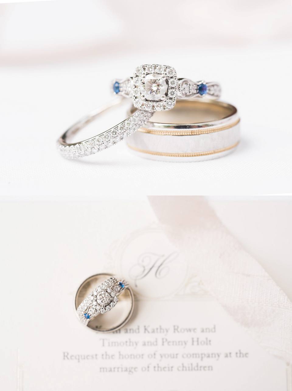 Bride details wedding ring 