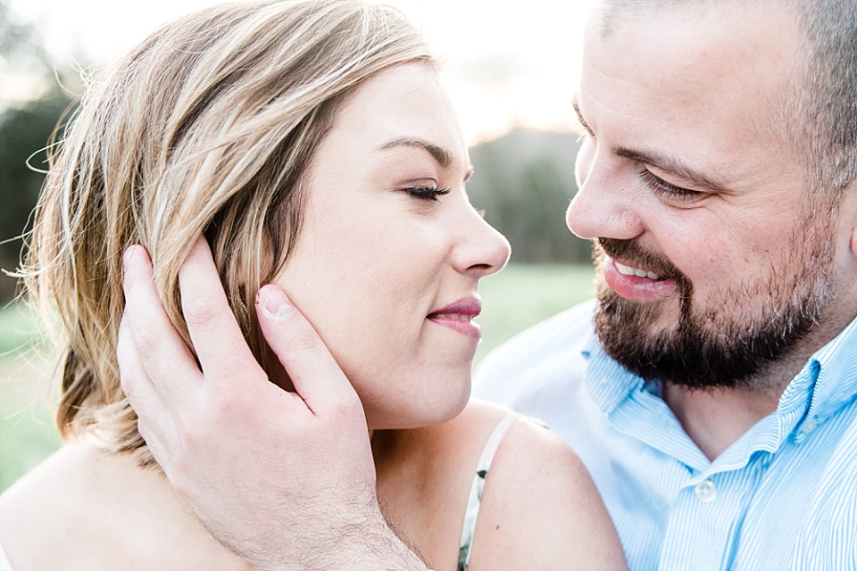 spring engagement session light and airy