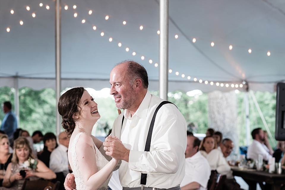 Bride and father first dance Ravenswood Mansion