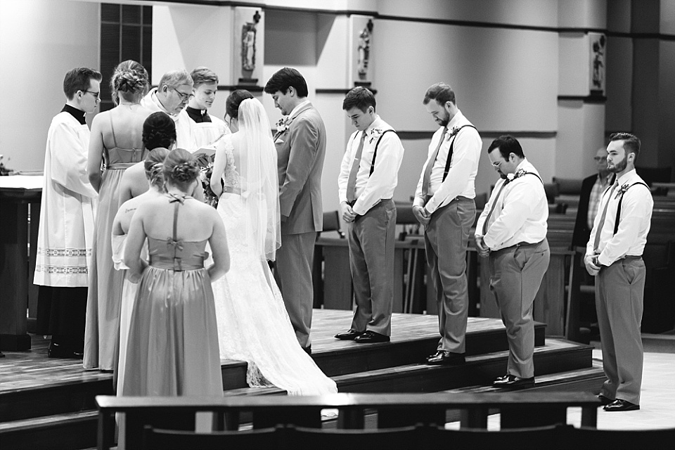 Catholic wedding ceremony Nashville