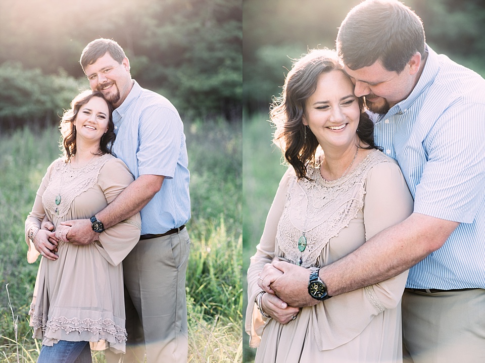 Sunny summer engagement session