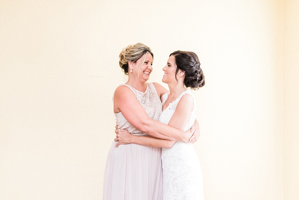 Mother and daughter wedding Grace Valley Farm