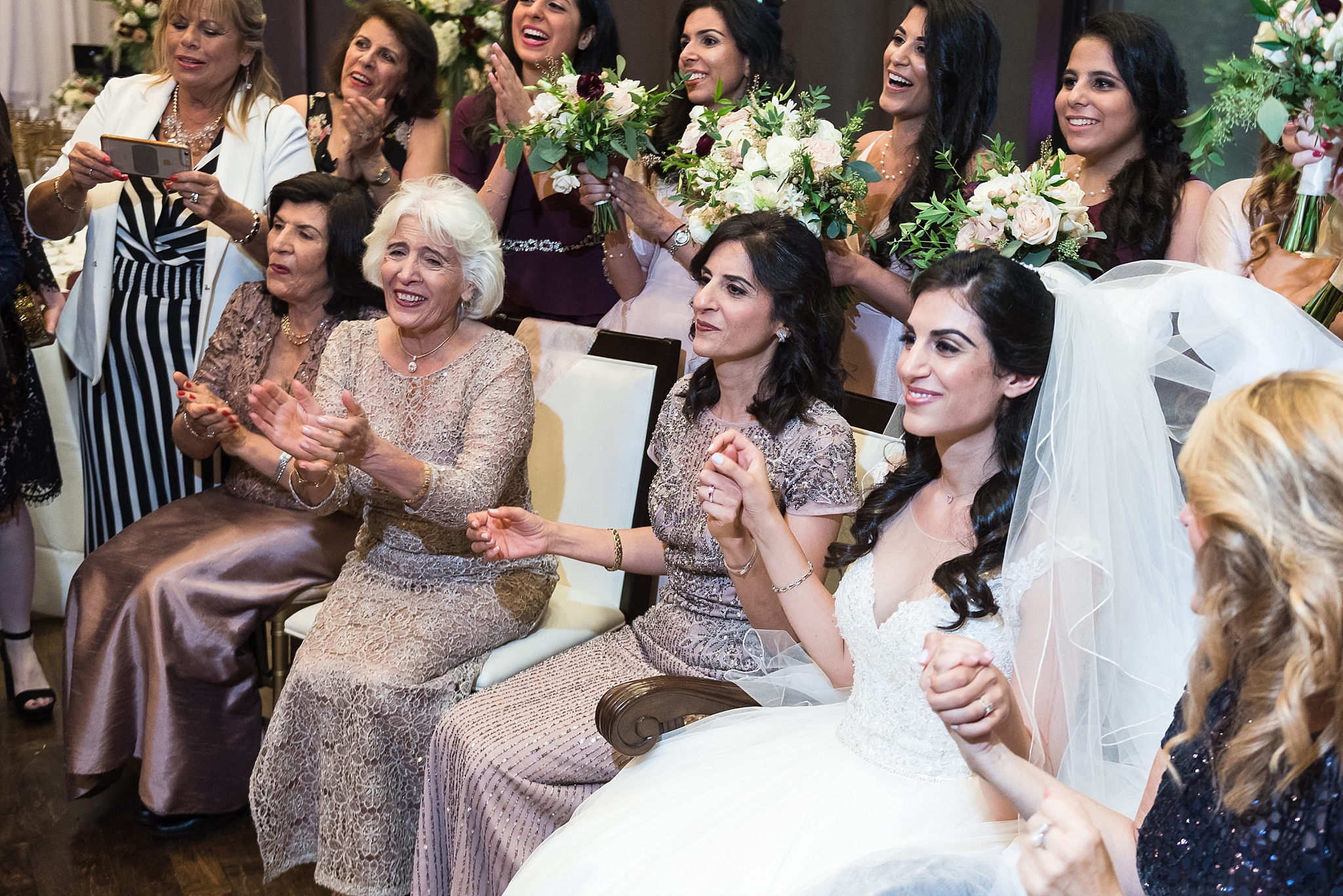 Bedeken ceremony bride Chabad of Nashville