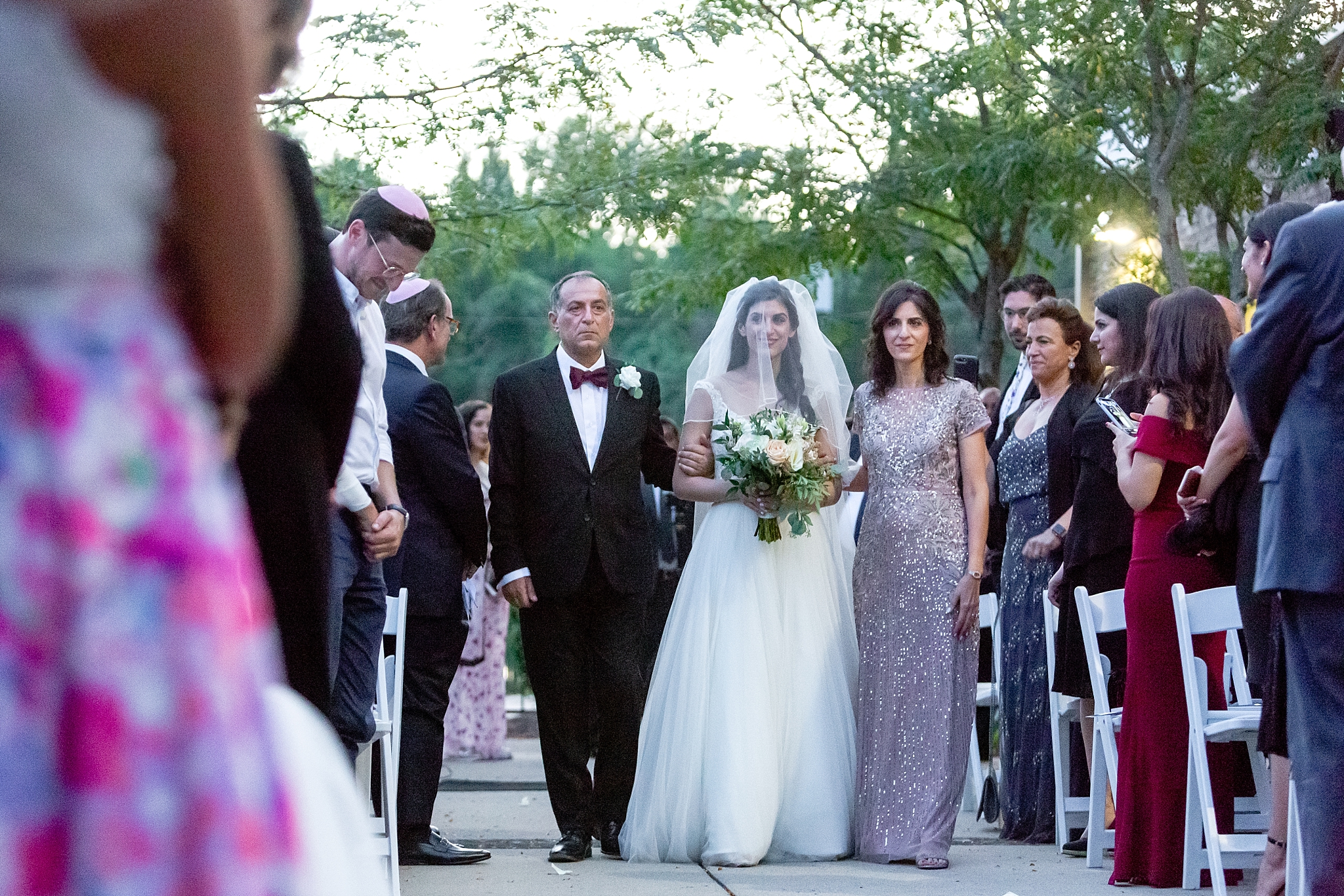 Outdoor Jewish wedding ceremony Chabad of Nashville