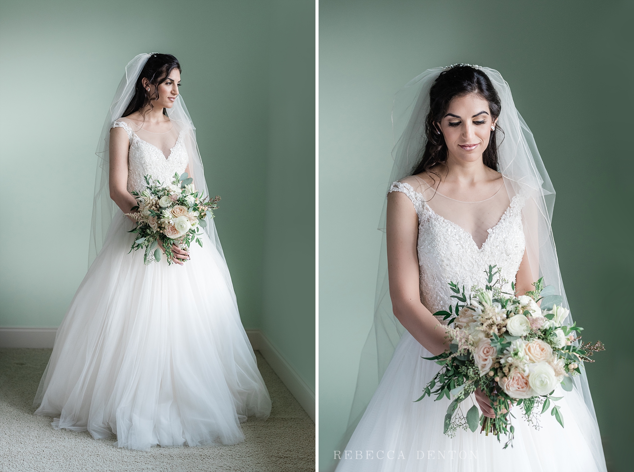 Bride portraits indoors Nashville