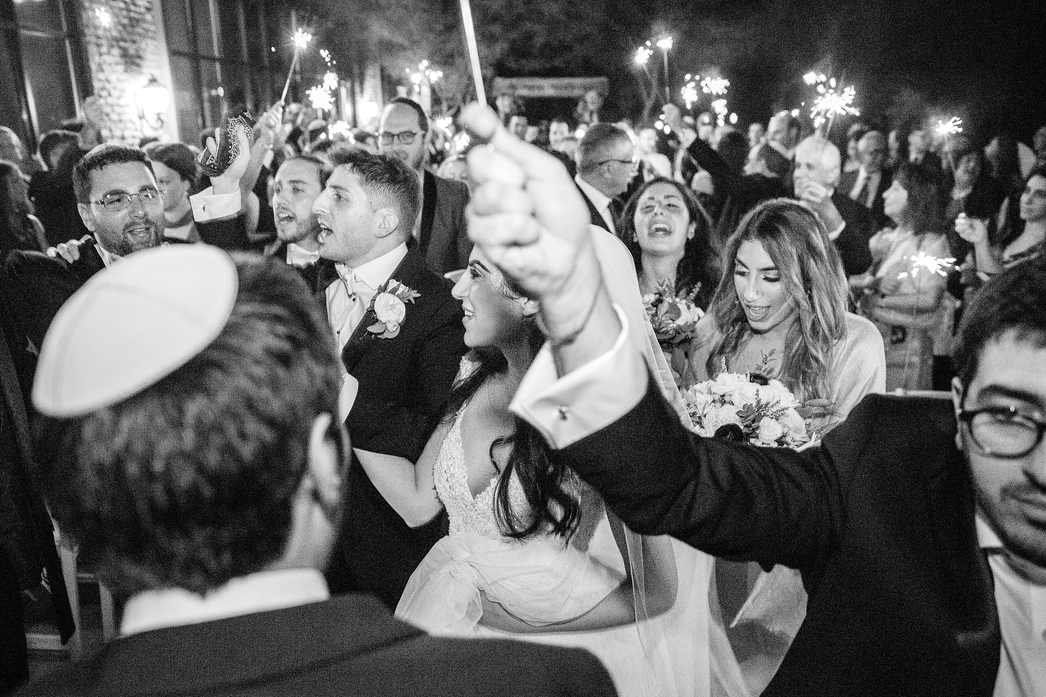 sparklers jewish wedding