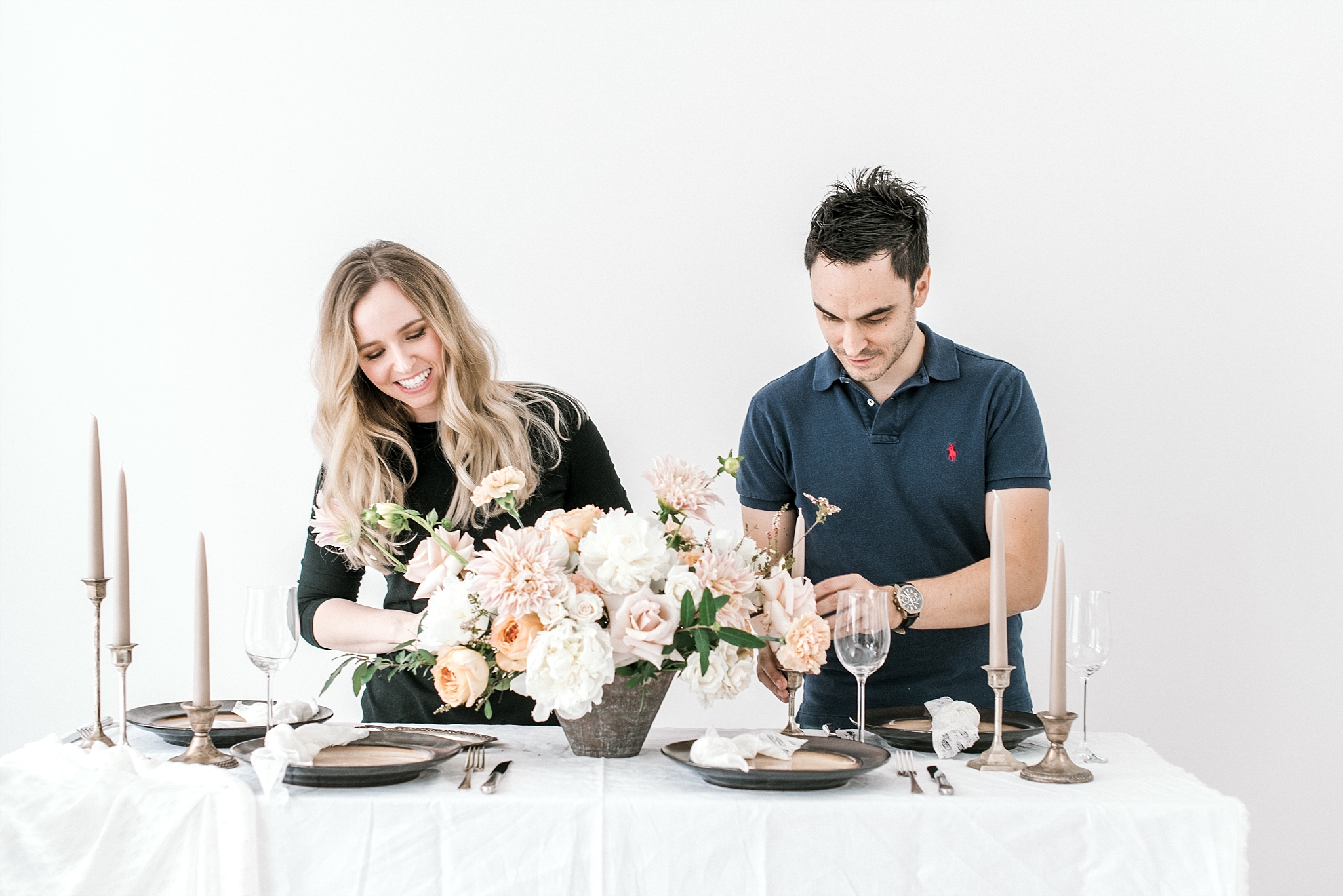 Husband and wife floral designers Nashville