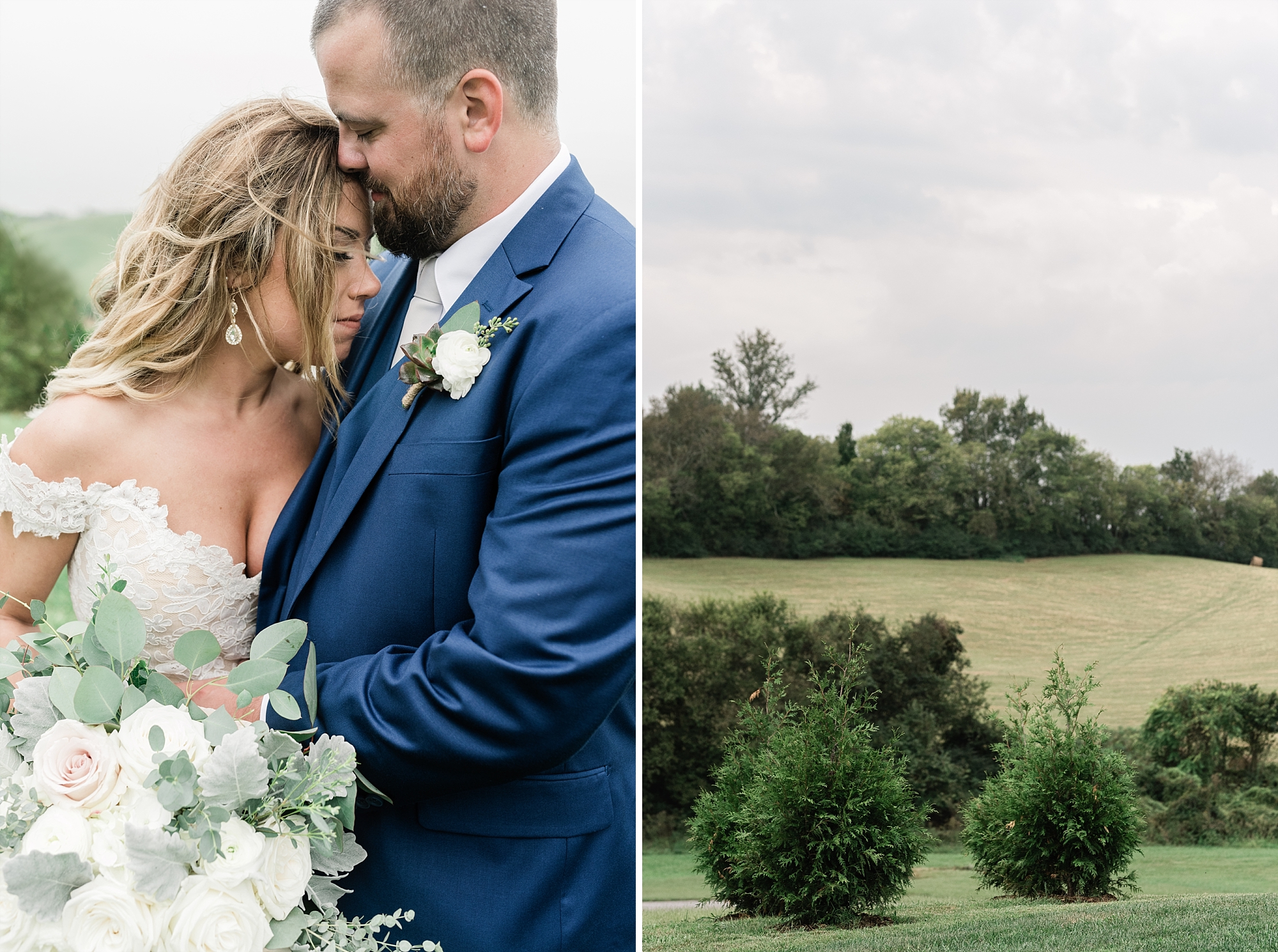 bride and groom portraits outdoors