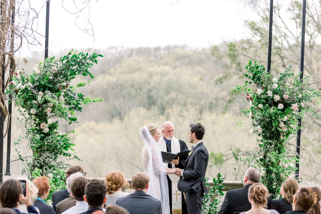 Cheekwood spring wedding wisteria arbor