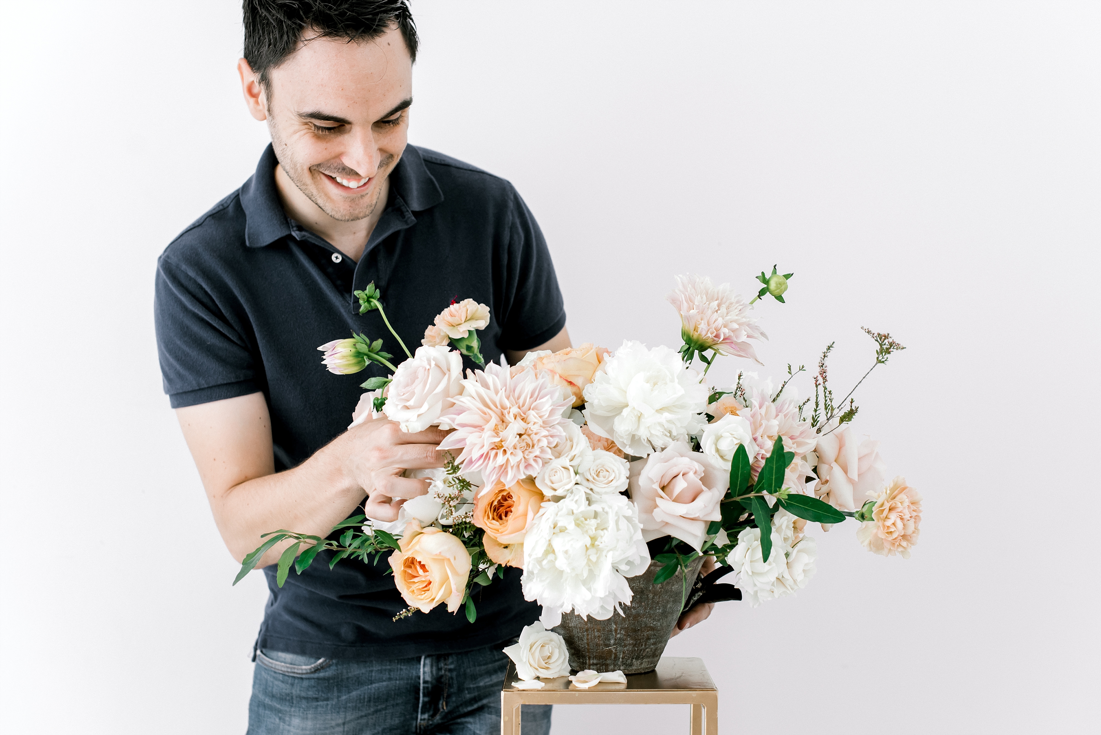 Wildflowers LLC wedding florist branding shoot 
