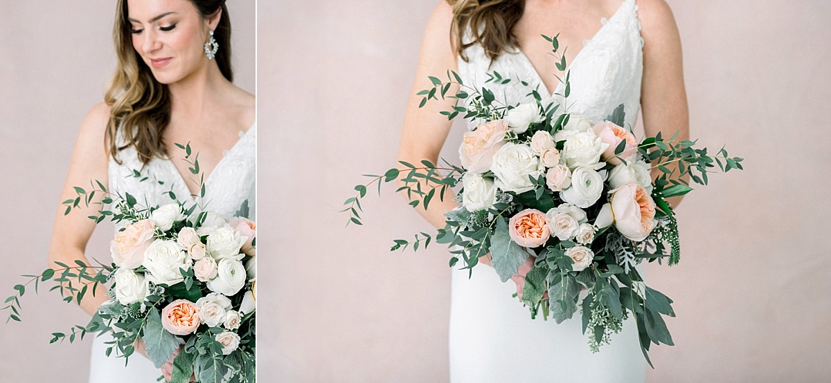 Wedding dresses and flowers