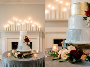 Cedarwood Weddings Cake and Candles