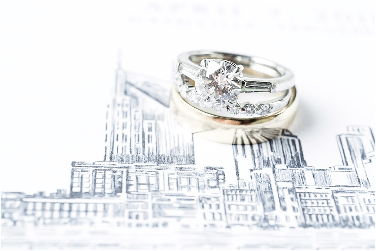 Nashville wedding details rings