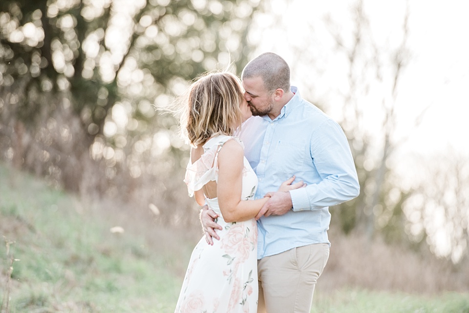 spring engagement session light and airy