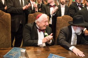 Groom Jewish wedding ketubah signing
