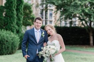 Bride and groom Scarritt Bennett Center Nashville