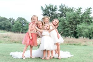 Bride and bridesmaids Hillwood Country Club Nashville