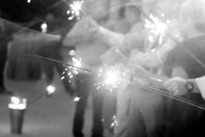 sparklers black and white