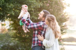 Nashville fall family session with baby