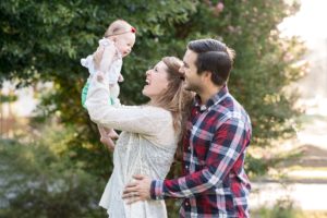natural family photography session outdoor