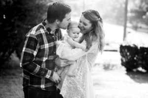 natural family photography with baby