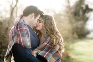 Winter engagement session Shelby Park