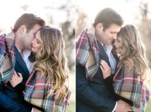 Winter engagement session Shelby Park