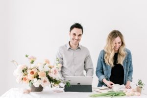 Wildflowers LLC wedding florist branding shoot